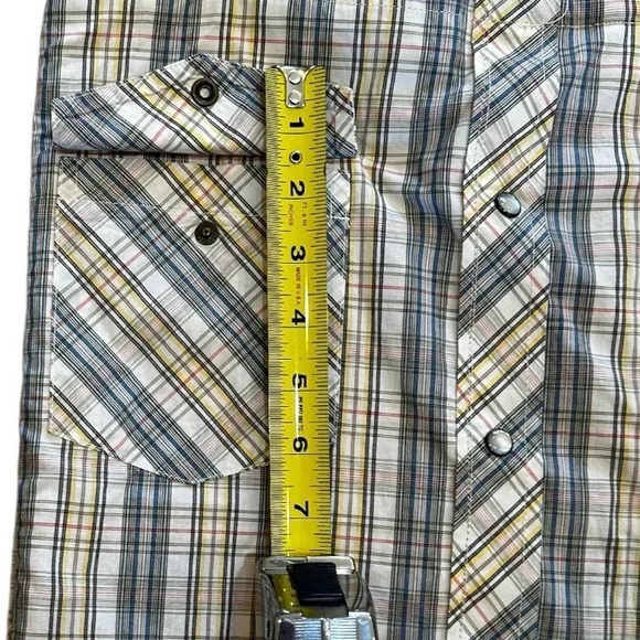 Custom Reversible Levi’s & Western Shirt Large Tote Bag, Red tab, Pearl Snaps - Picture 9 of 9